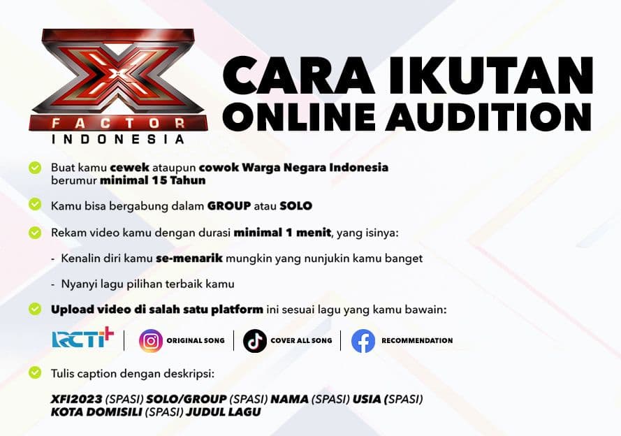 X-Factor Indonesia Online Audition - Fremantle Indonesia